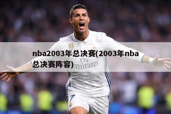 nba2003年总决赛(2003年nba总决赛阵容)